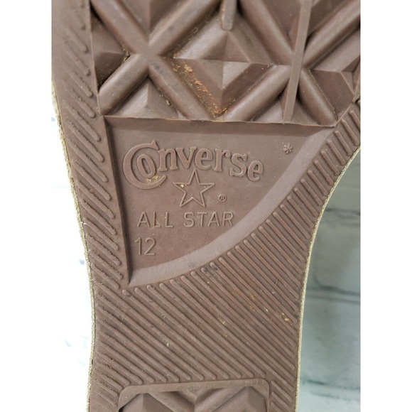 Converse Chuck Taylor All Star High Top Sneakers Men's Sz 12. Women's Sz 14 Blue - Picture 9 of 13